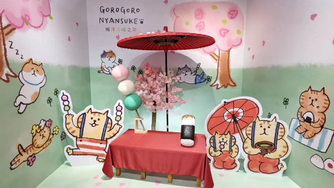 躲貓貓櫻花季快閃店活動(dòng)策劃太粉萌了，快來(lái)與貓咪合拍萌照吧