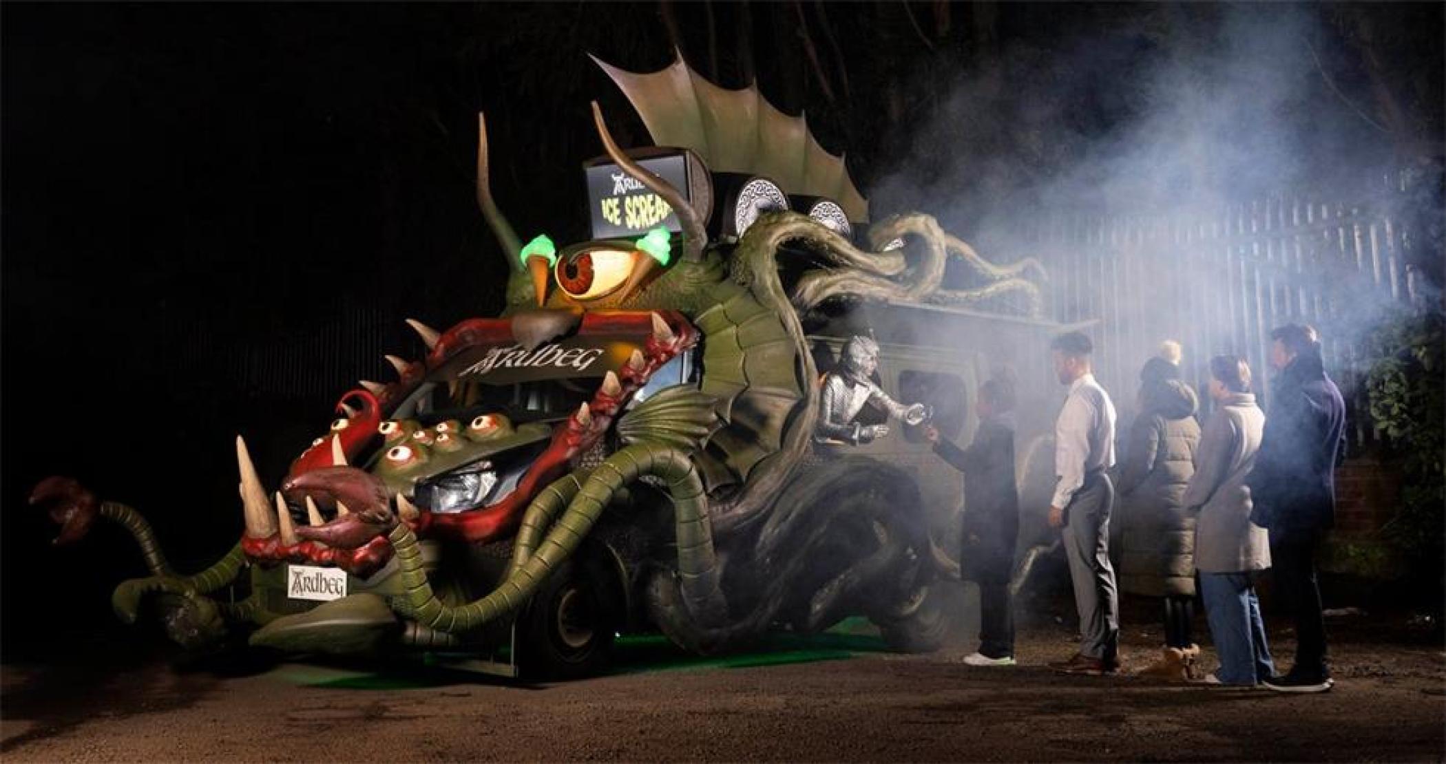 Ardbeg蘇格蘭威士忌推廣活動(dòng)策劃了一輛冰淇淋怪物貨車，好新奇